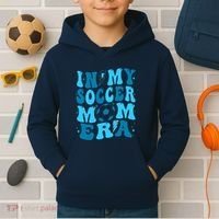 In My Soccer Mom Era (On Back) Kids Hoodie thumb 2