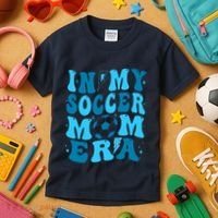 In My Soccer Mom Era (On Back) Kids T-Shirt thumb 3