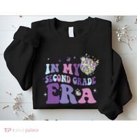 In My Second Grade Era Back To School 2nd Grade Teacher Sweatshirt thumb 2