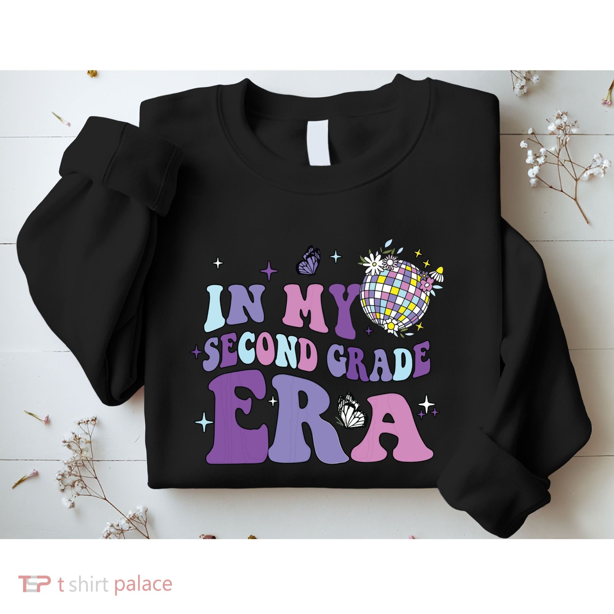 In My Second Grade Era Back To School 2nd Grade Teacher Sweatshirt