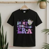 In My Second Grade Era Back To School 2nd Grade Teacher T-Shirt thumb 2