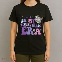 In My Second Grade Era Back To School 2nd Grade Teacher T-Shirt thumb 4