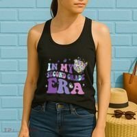 In My Second Grade Era Back To School 2nd Grade Teacher Women's Tank Top thumb 2