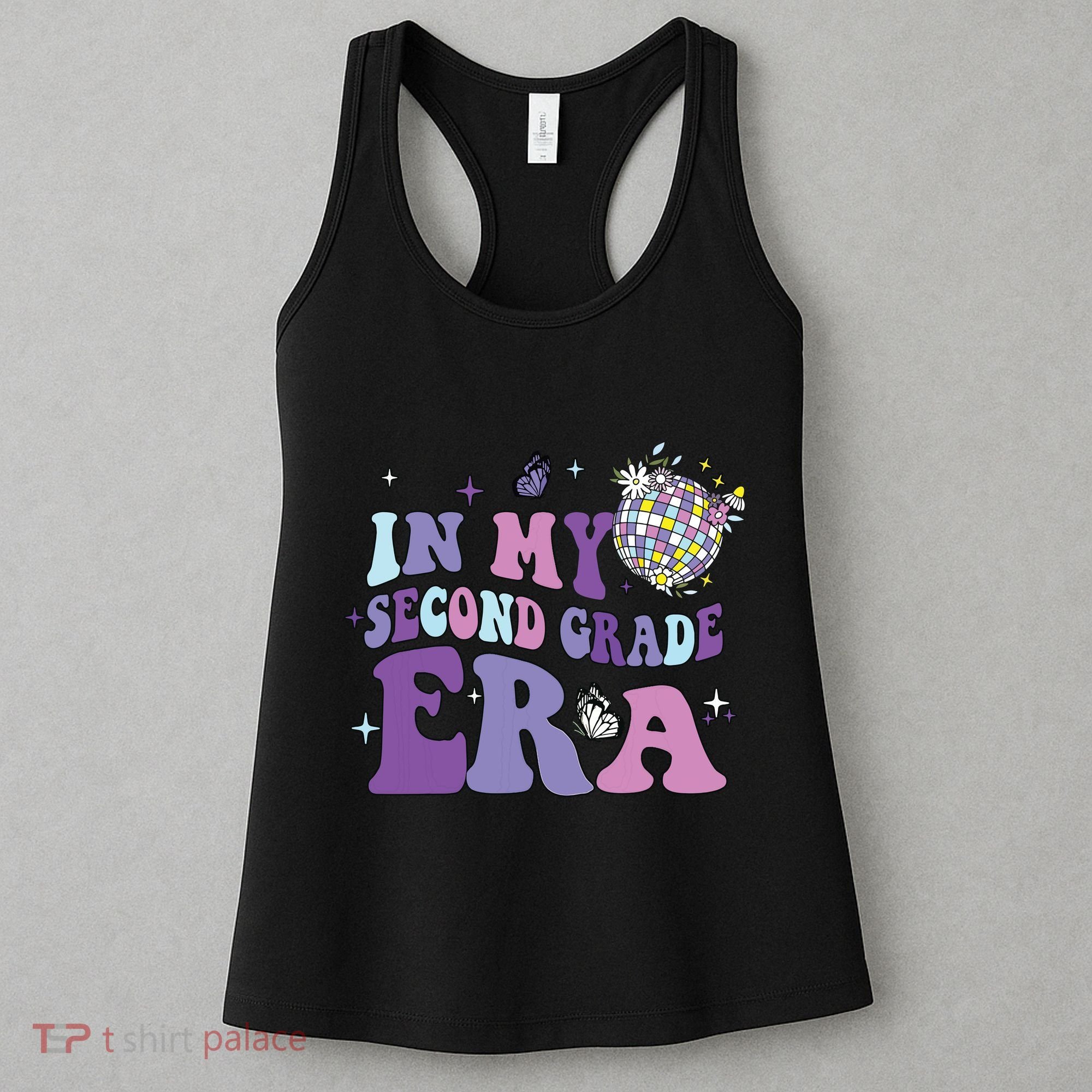 In My Second Grade Era Back To School 2nd Grade Teacher Women's Tank Top