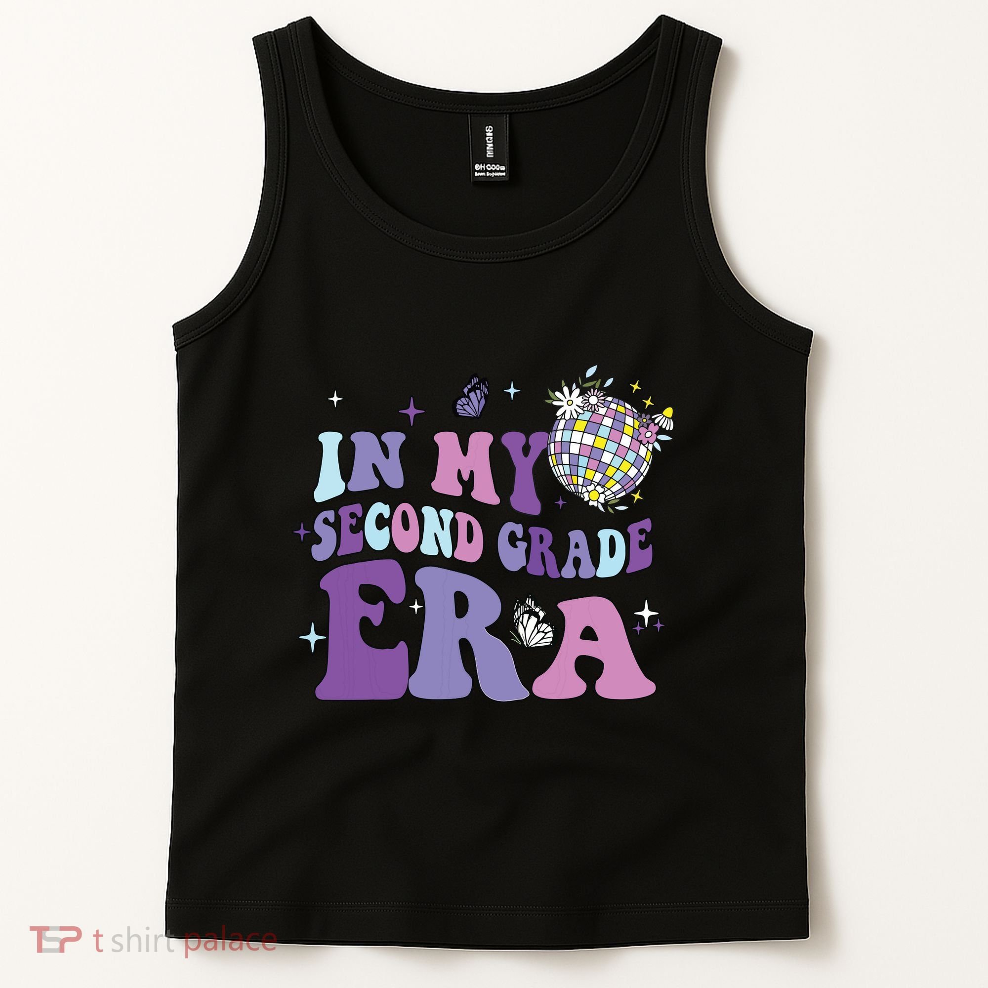 In My Second Grade Era Back To School 2nd Grade Teacher Tank Top