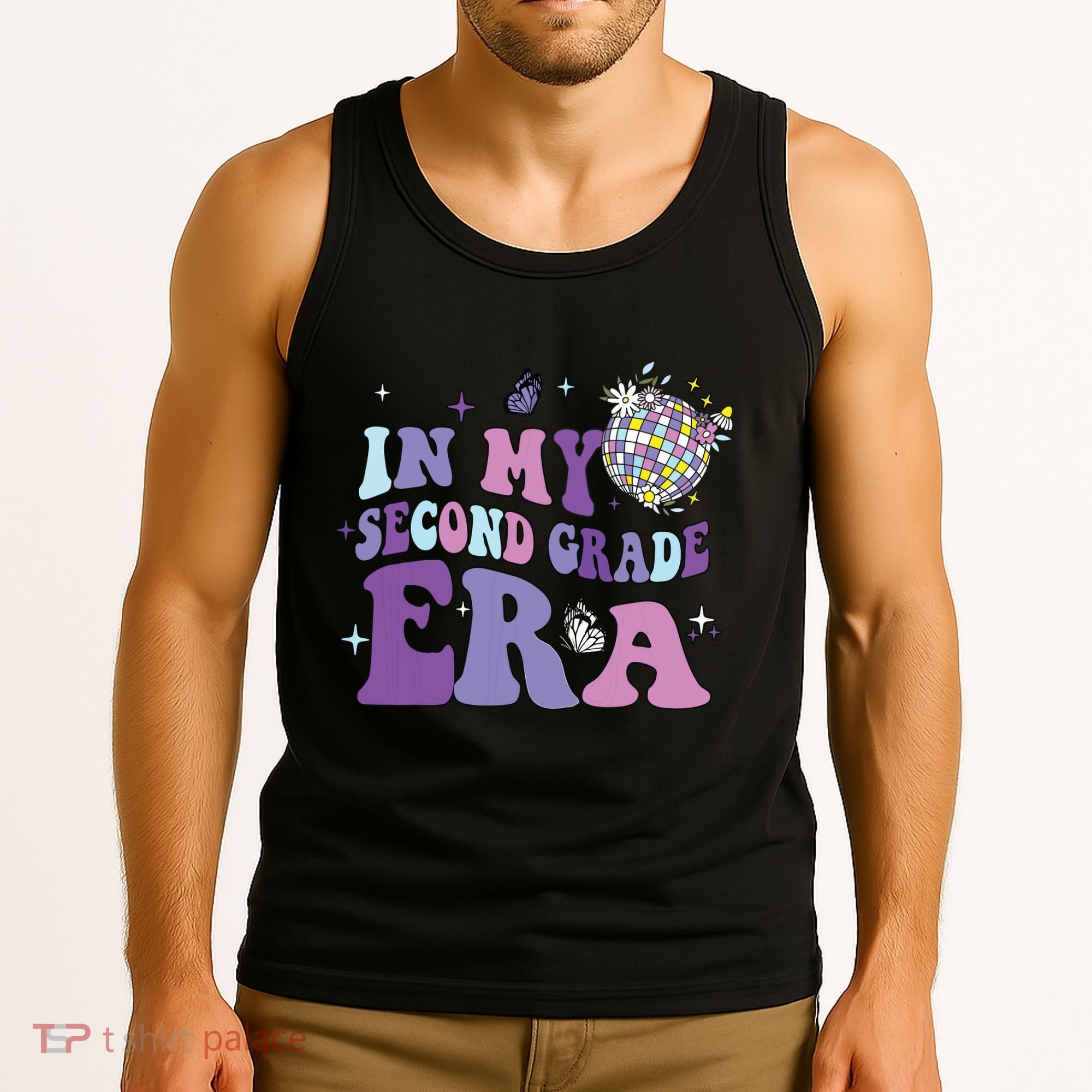 In My Second Grade Era Back To School 2nd Grade Teacher Tank Top