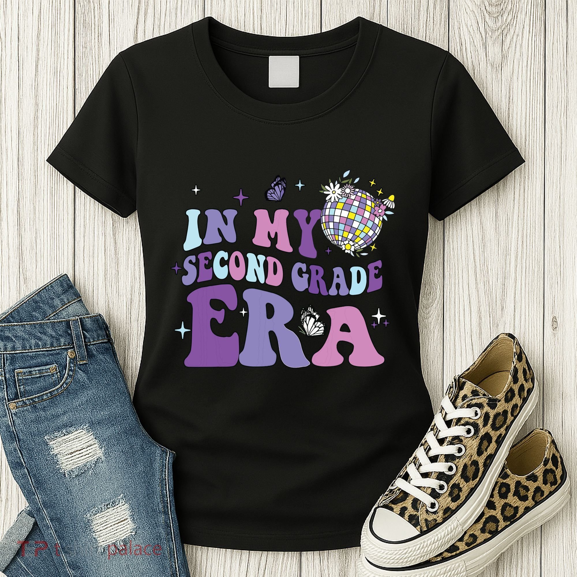 In My Second Grade Era Back To School 2nd Grade Teacher Women's T-Shirt