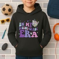 In My Second Grade Era Back To School 2nd Grade Teacher Kids Hoodie thumb 2