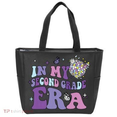 In My Second Grade Era Back To School 2nd Grade Teacher Tote Bag