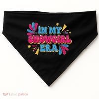 In My Showgirl Era Star Studded Retro USA-Made Doggie Bandana thumb 0
