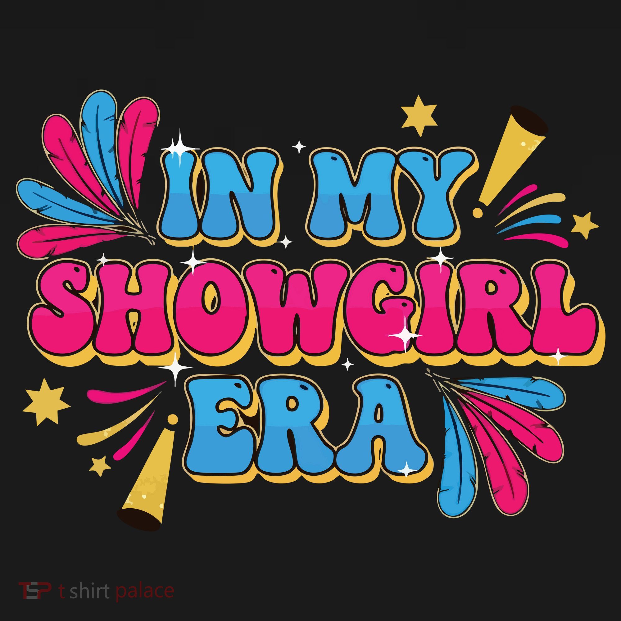 In My Showgirl Era Star Studded Retro Women's Hoodie