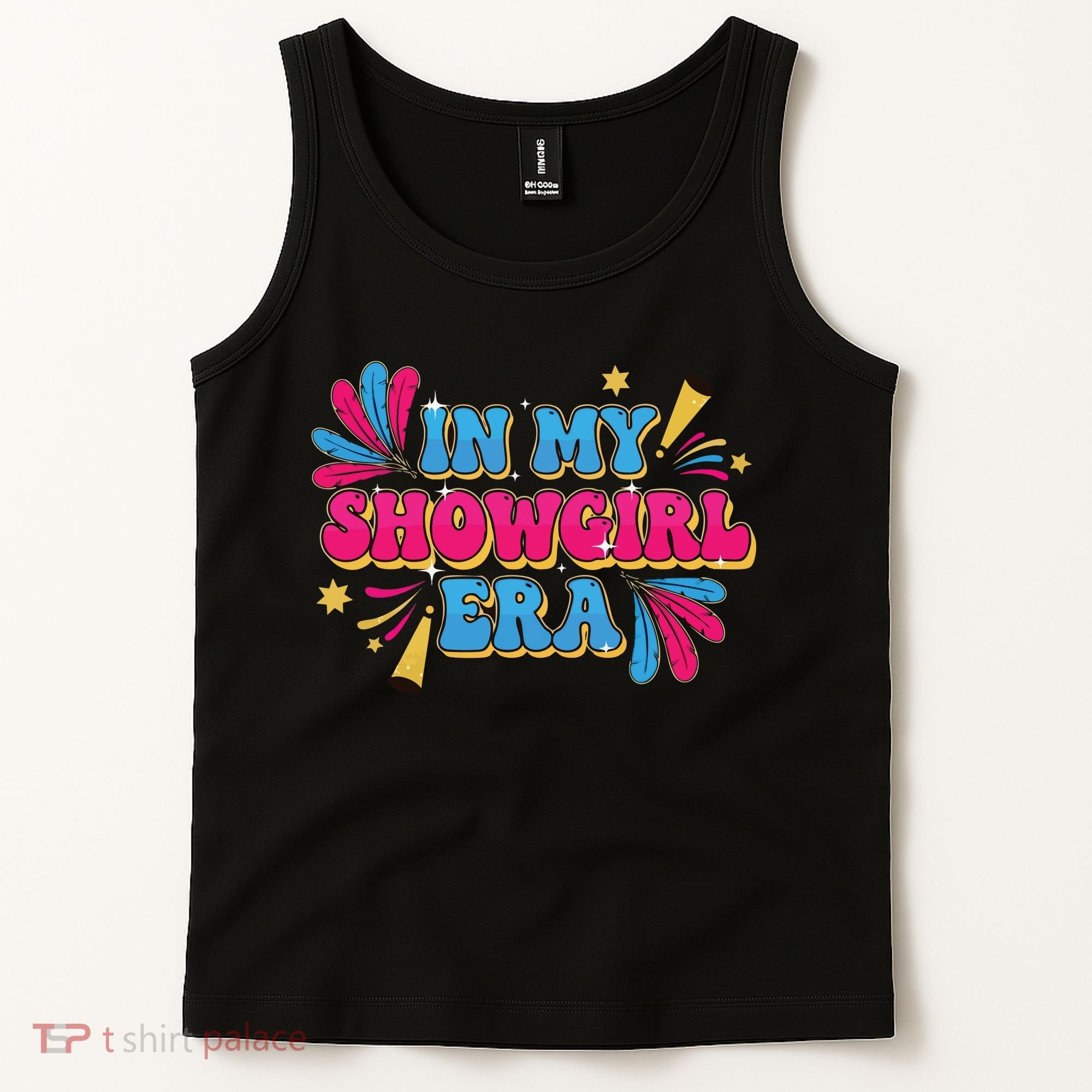 In My Showgirl Era Star Studded Retro Tank Top