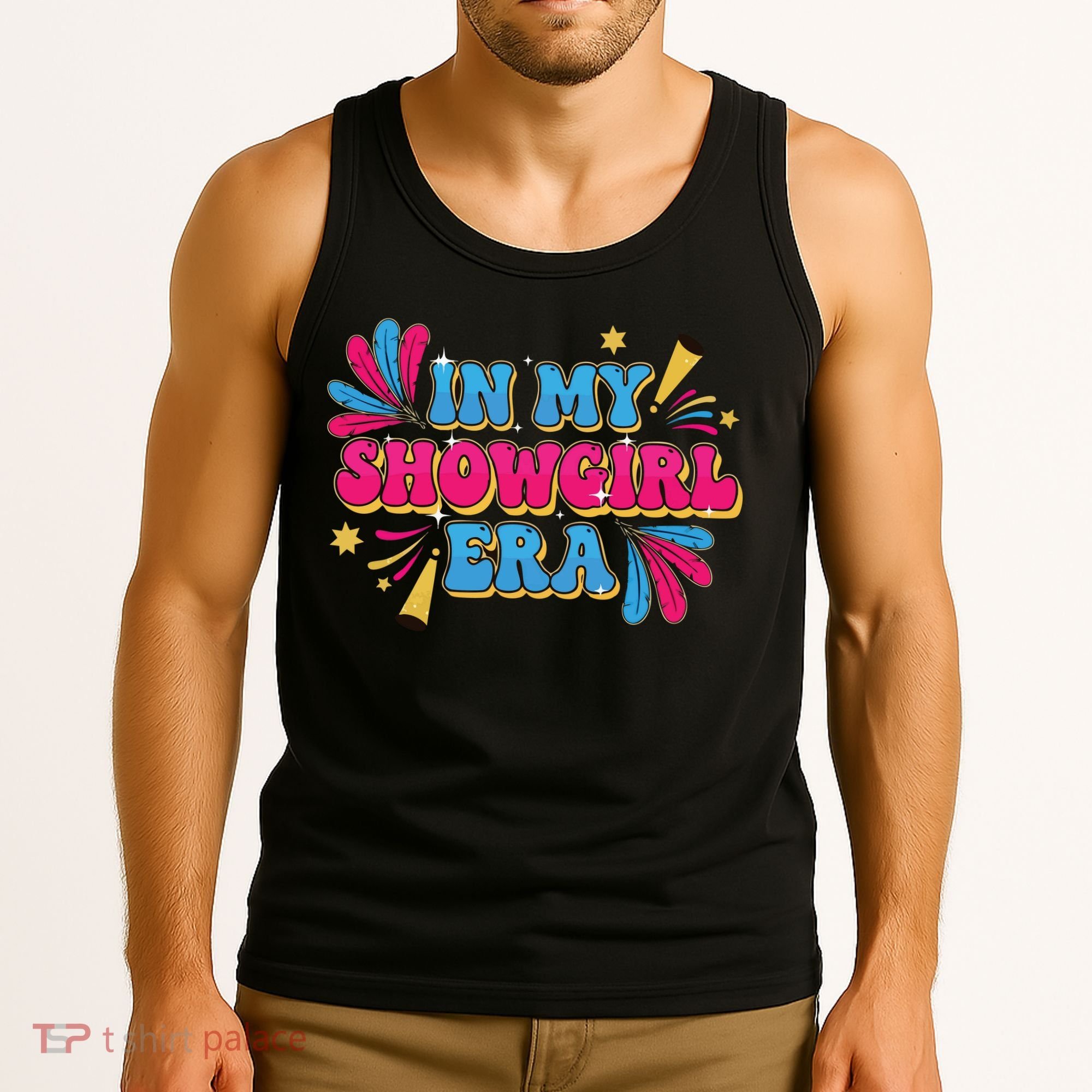 In My Showgirl Era Star Studded Retro Tank Top