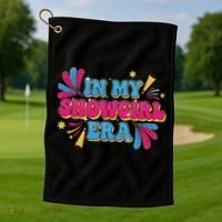 In My Showgirl Era Star Studded Retro Golf Towel thumb 1