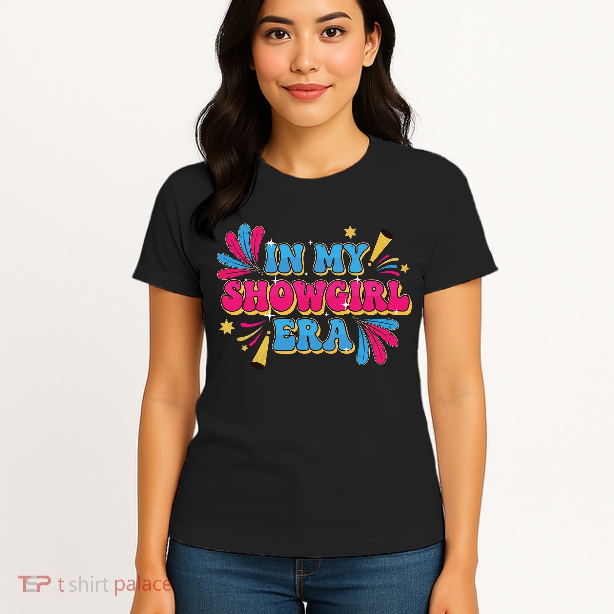 In My Showgirl Era Star Studded Retro Women's T-Shirt