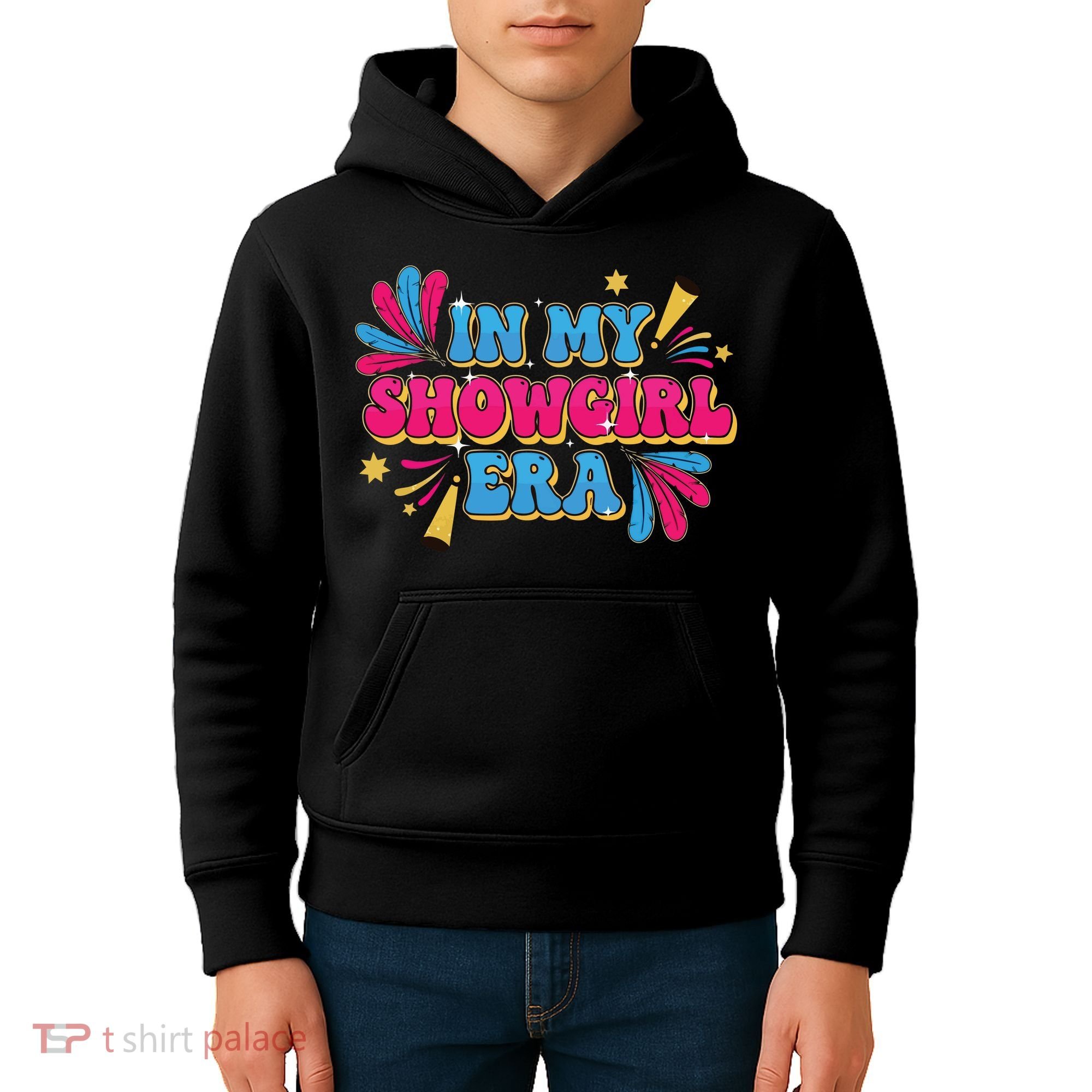 In My Showgirl Era Star Studded Retro Kids Hoodie