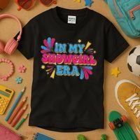 In My Showgirl Era Star Studded Retro Kids T-Shirt thumb 3