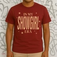 In My Showgirl Era Star Studded Retro Logo Trendy Apparel T-Shirt thumb 3