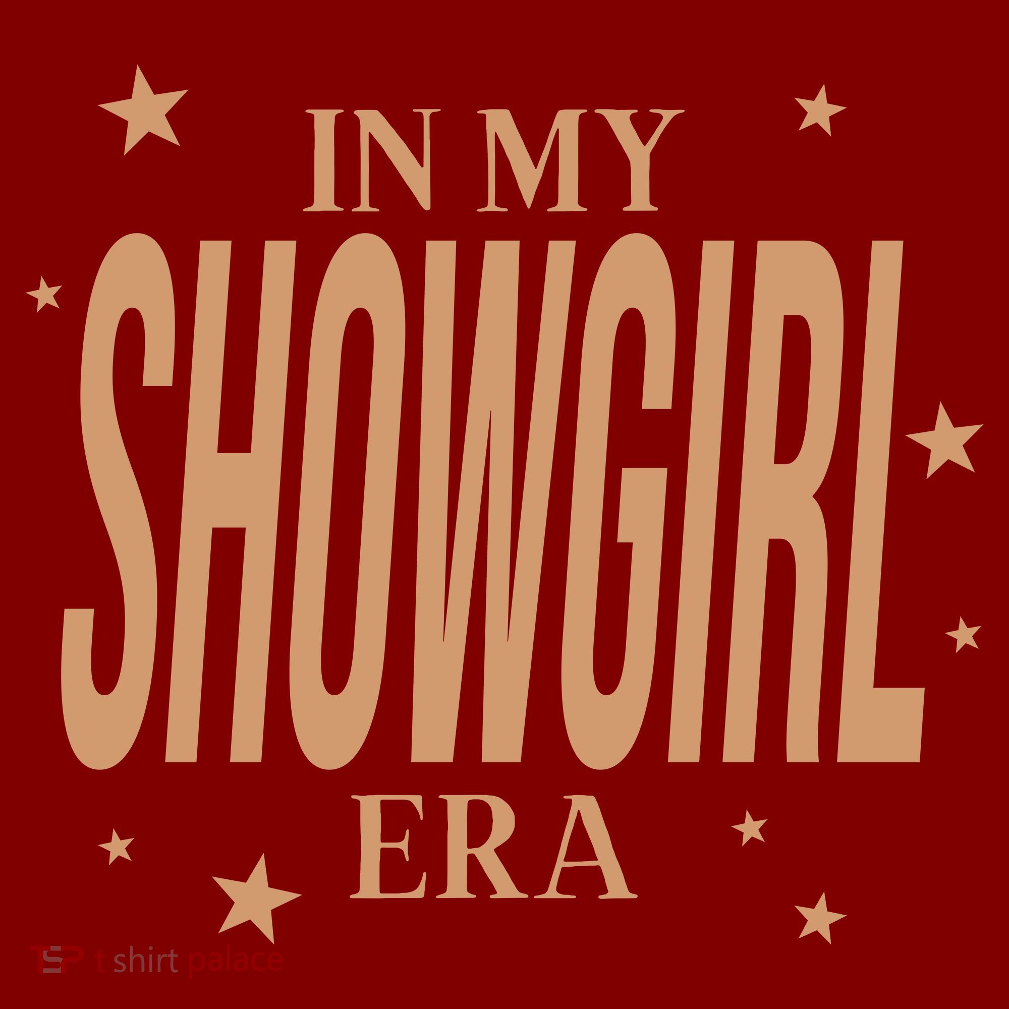 In My Showgirl Era Star Studded Retro Logo Trendy Apparel T-Shirt