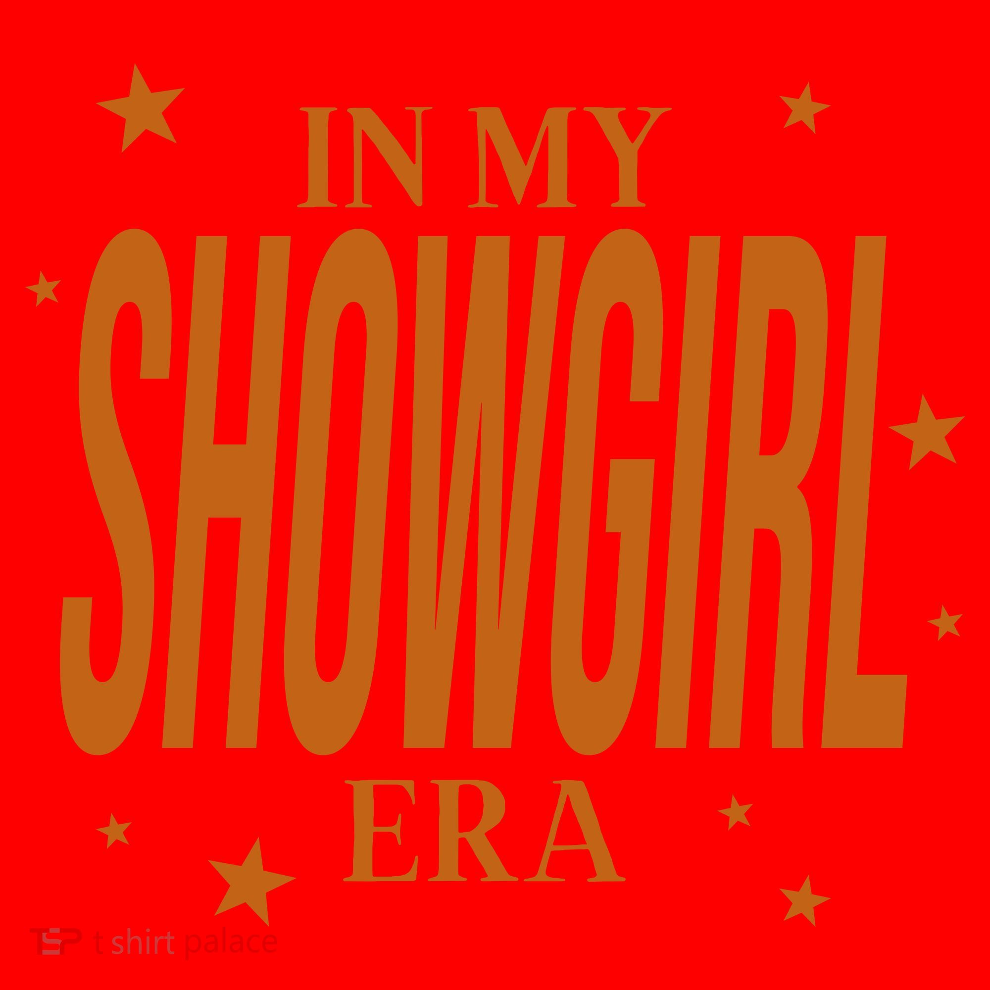In My Showgirl Era Star Studded Retro Logo Trendy Apparel Santa Hat