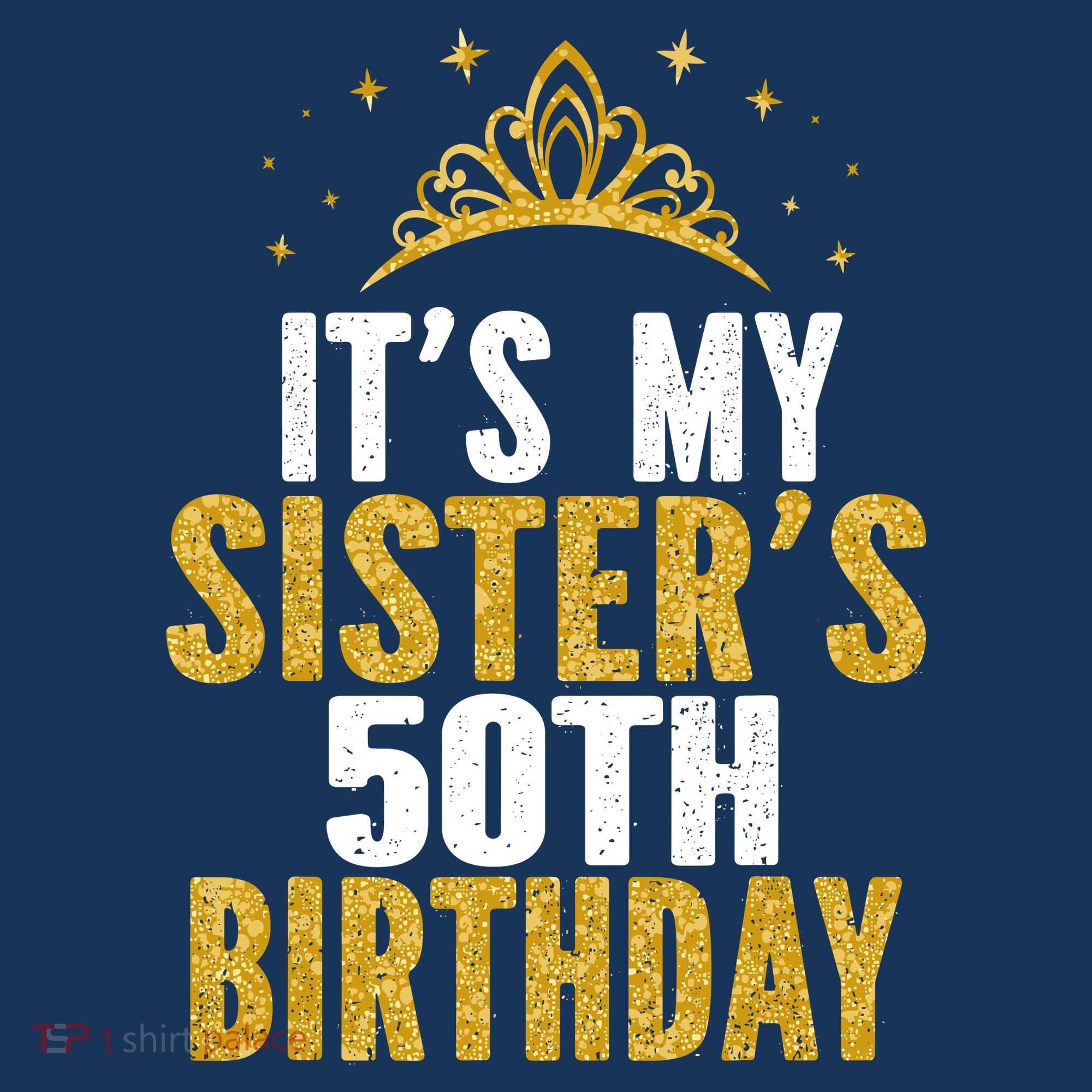 ItS My Sister 50th Birthday Idea For 50 Years Old Woman Apron