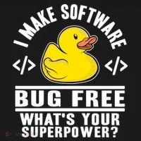 I Make Software Bug Free Programmer Debugging Rubber Duck Gift Doggie Tank thumb 4