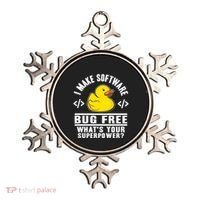 I Make Software Bug Free Programmer Debugging Rubber Duck Gift Ornament thumb 0