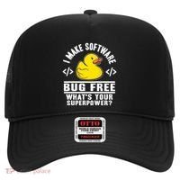 I Make Software Bug Free Programmer Debugging Rubber Duck Gift Hat thumb 0