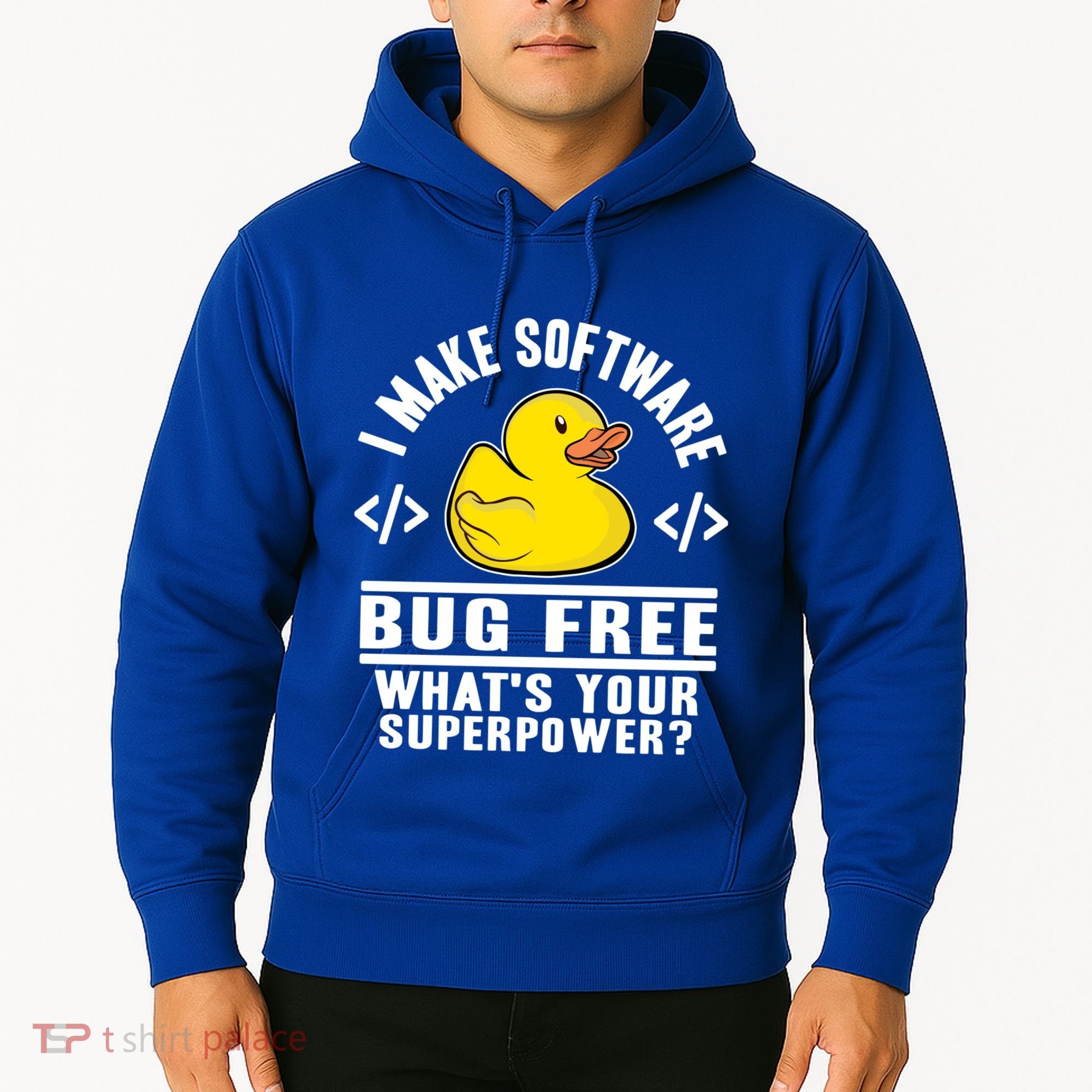 I Make Software Bug Free Programmer Debugging Rubber Duck Gift Hoodie