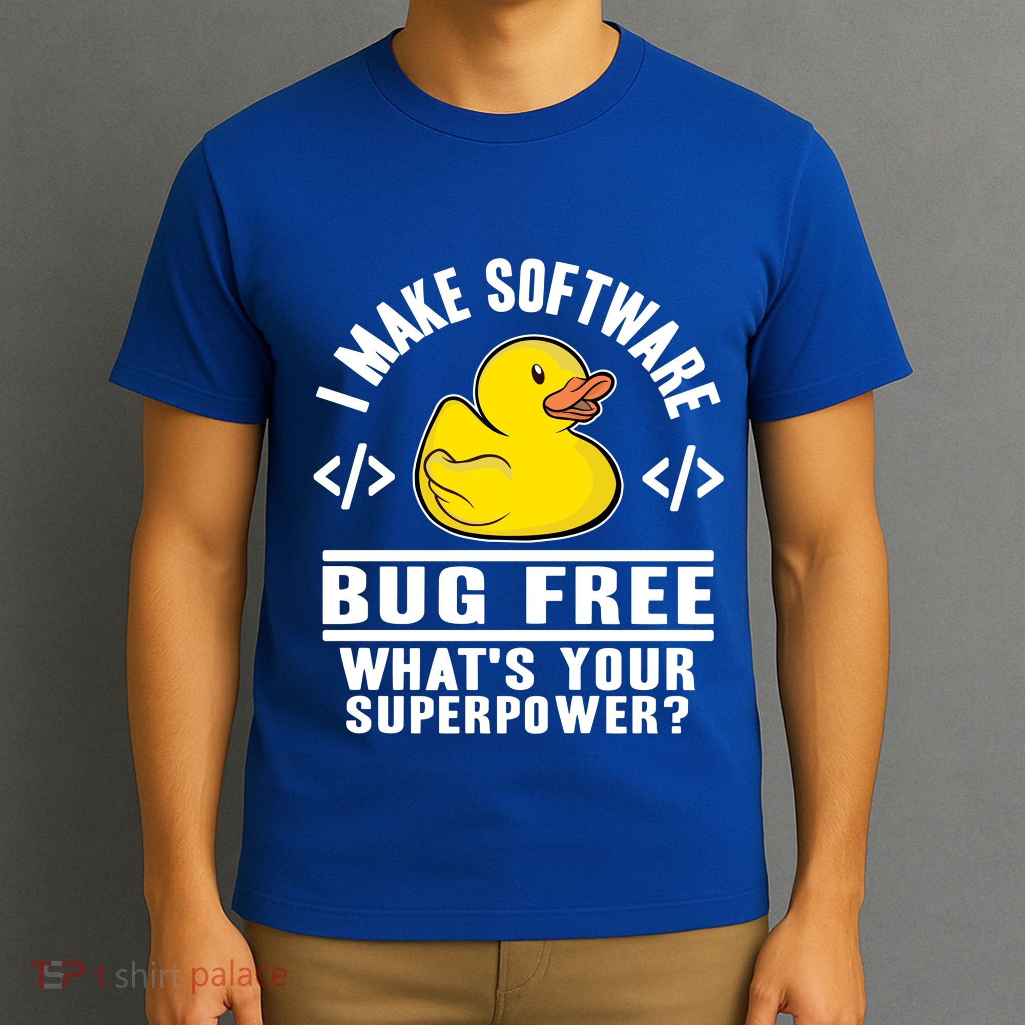 I Make Software Bug Free Programmer Debugging Rubber Duck Gift T-Shirt