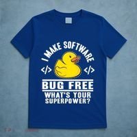 I Make Software Bug Free Programmer Debugging Rubber Duck Gift T-Shirt thumb 5