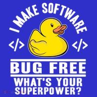 I Make Software Bug Free Programmer Debugging Rubber Duck Gift Women's Tank Top thumb 5