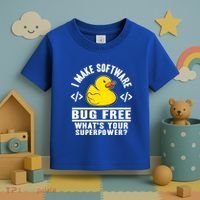 I Make Software Bug Free Programmer Debugging Rubber Duck Gift Toddler T-Shirt thumb 3