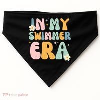 In My Swimmer Era USA-Made Doggie Bandana thumb 0