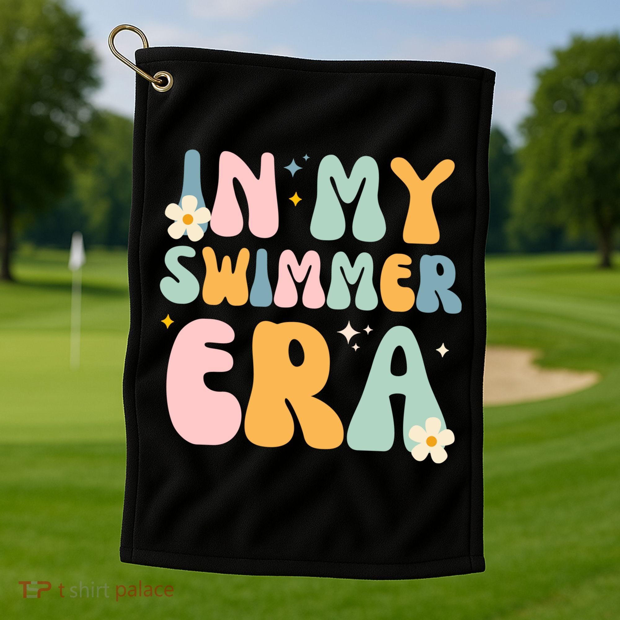 In My Swimmer Era Golf Towel