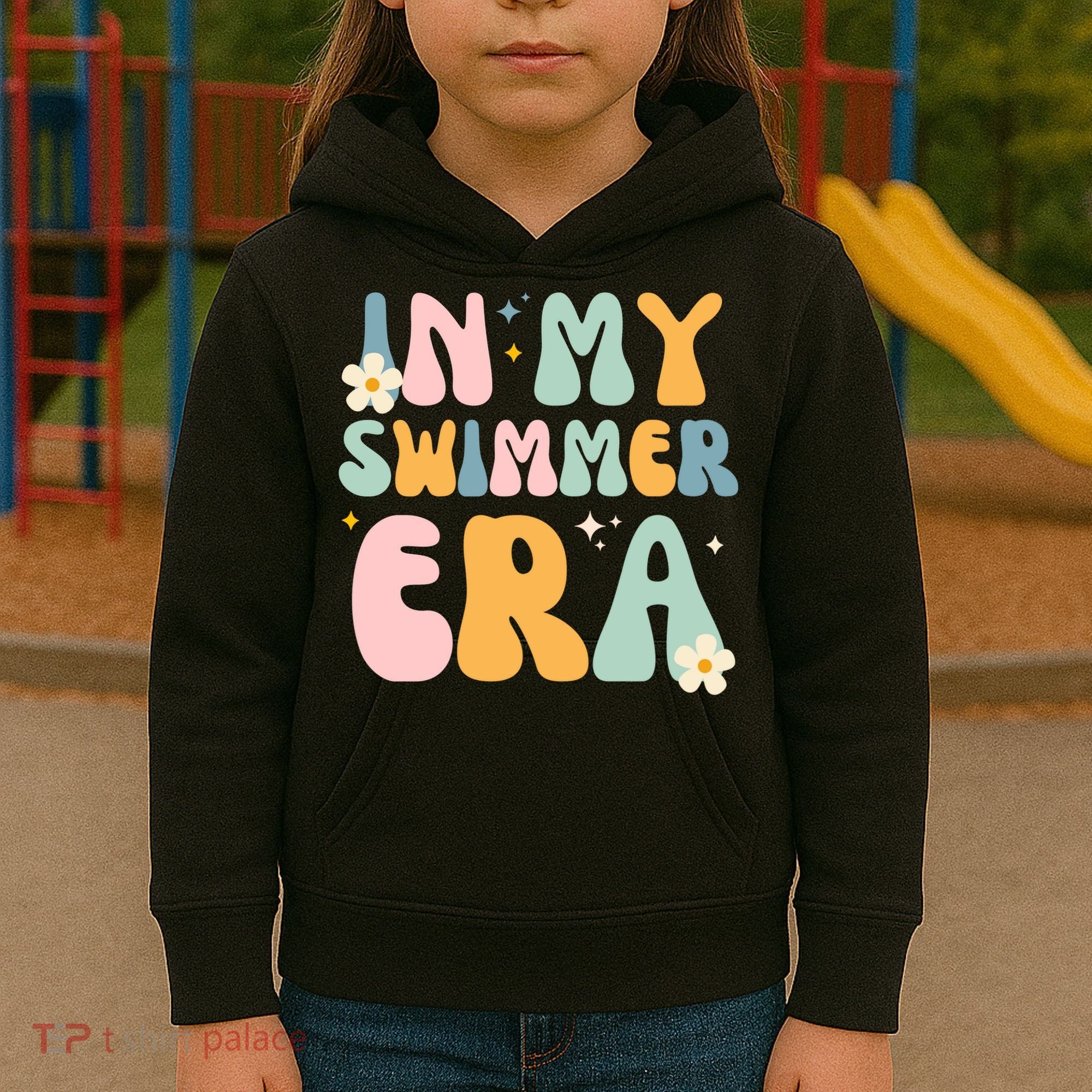In My Swimmer Era Kids Hoodie