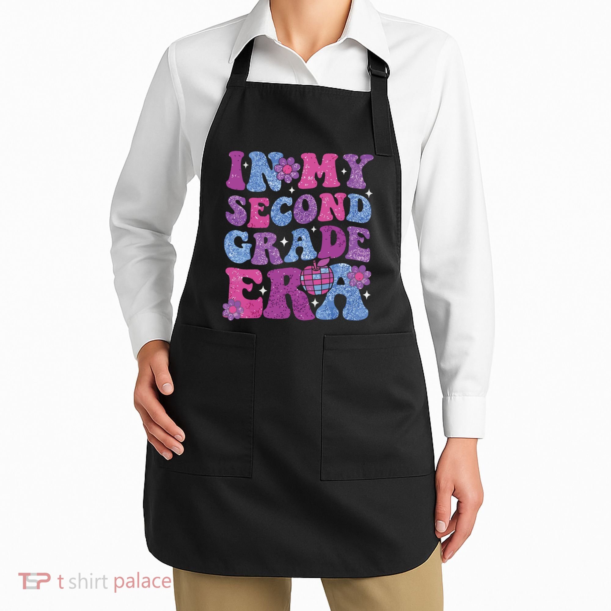 In My Second Grade Era Girl Back To School 2nd Grade Teacher Apron