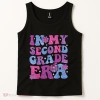In My Second Grade Era Girl Back To School 2nd Grade Teacher Tank Top thumb 2