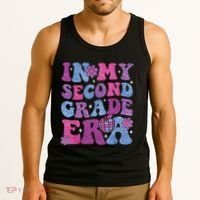 In My Second Grade Era Girl Back To School 2nd Grade Teacher Tank Top thumb 3