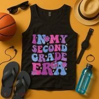 In My Second Grade Era Girl Back To School 2nd Grade Teacher Tank Top thumb 4