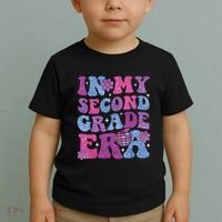 In My Second Grade Era Girl Back To School 2nd Grade Teacher Toddler T-Shirt thumb 2