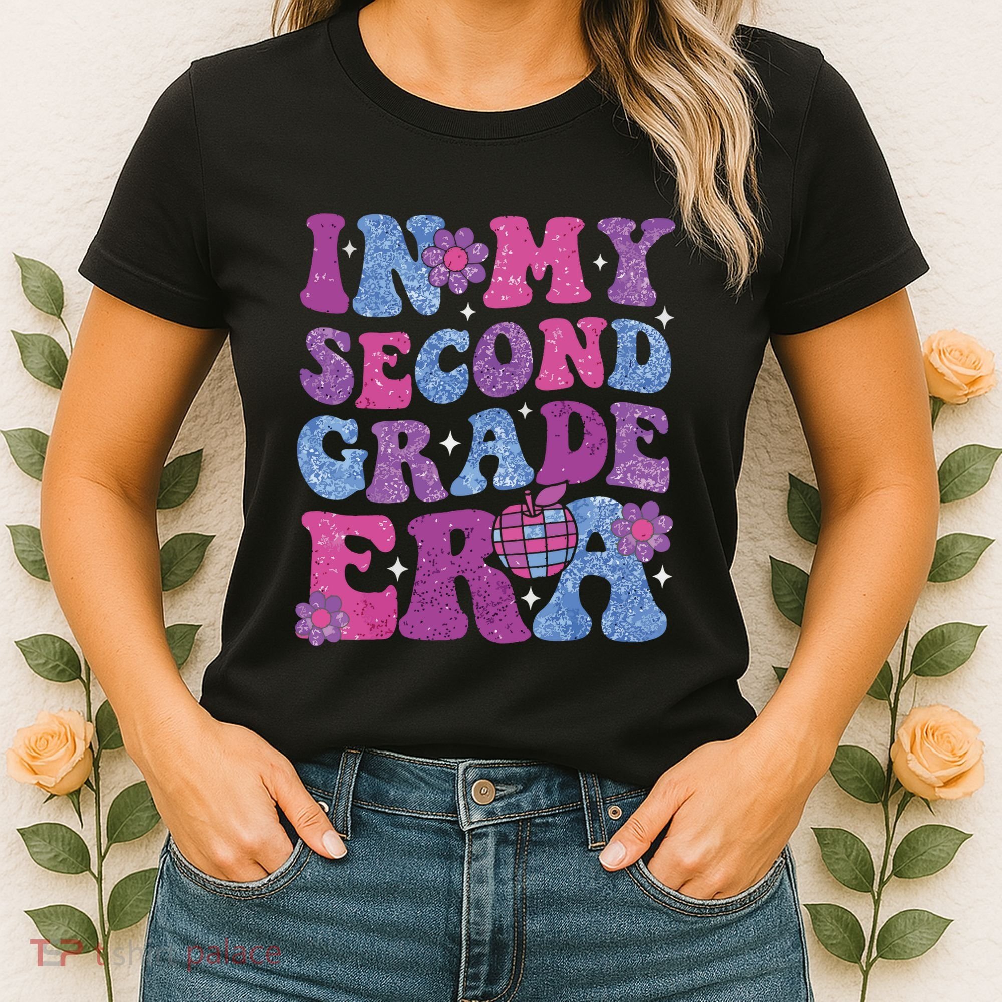 In My Second Grade Era Girl Back To School 2nd Grade Teacher Women's T-Shirt