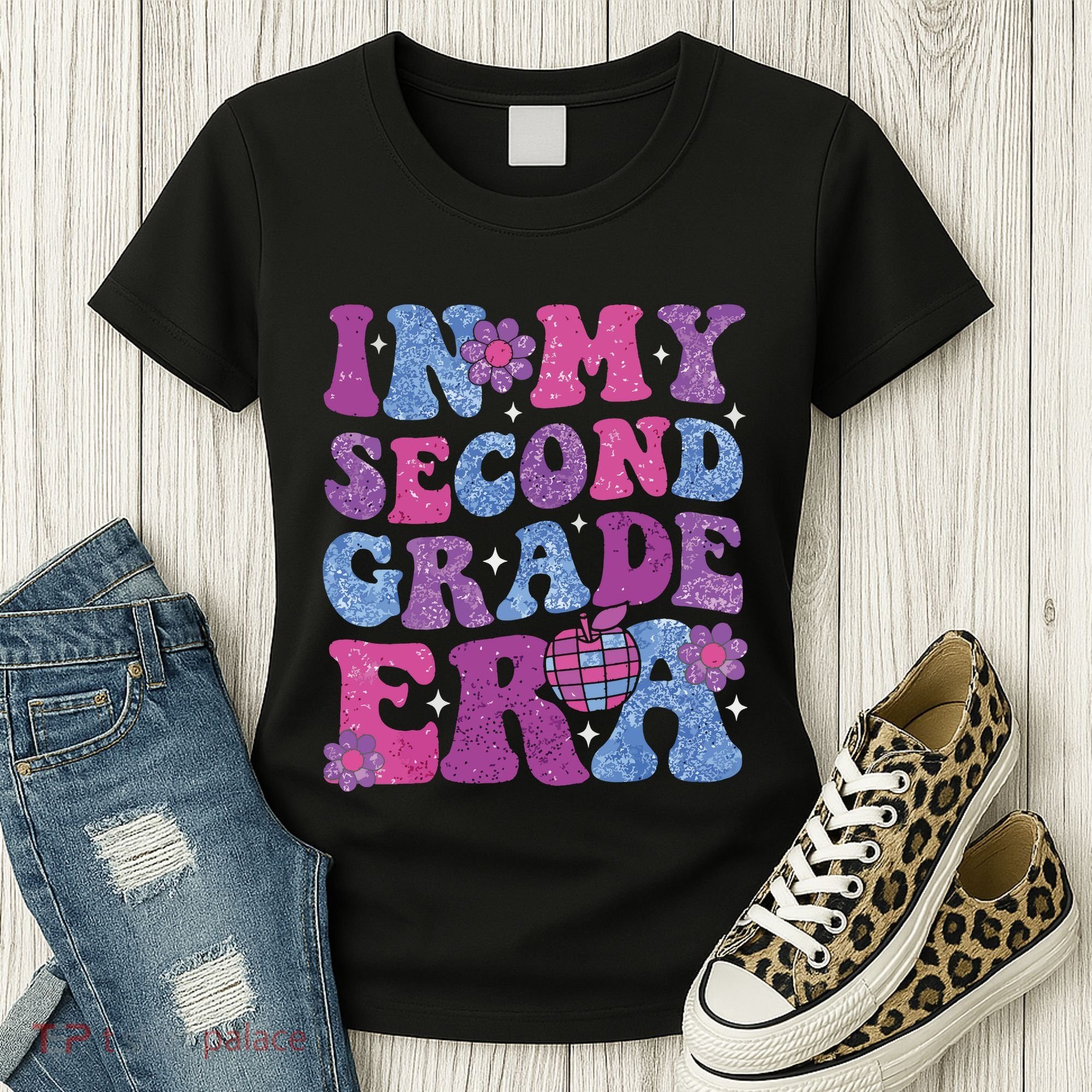 In My Second Grade Era Girl Back To School 2nd Grade Teacher Women's T-Shirt