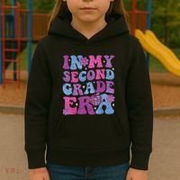 In My Second Grade Era Girl Back To School 2nd Grade Teacher Kids Hoodie thumb 3