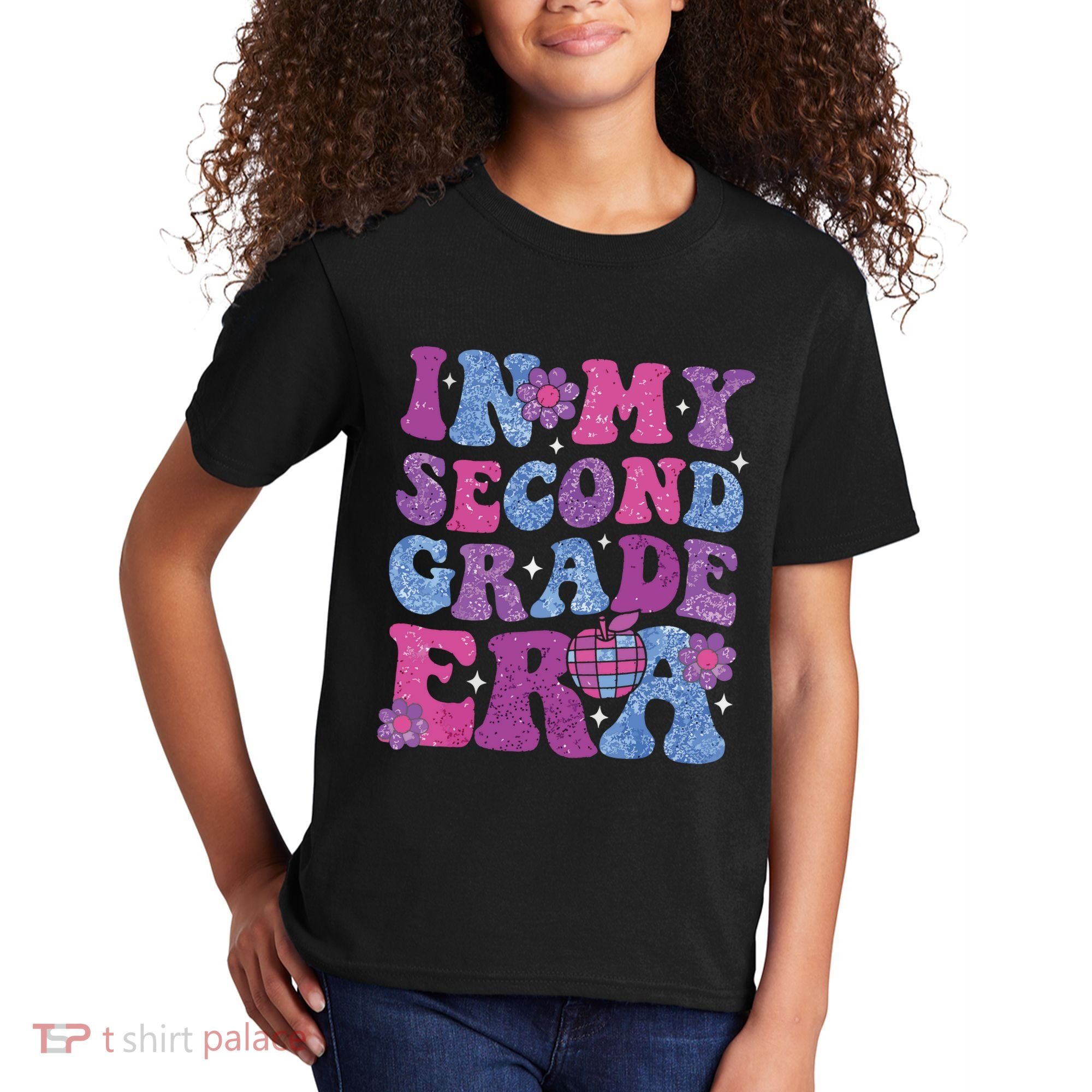 In My Second Grade Era Girl Back To School 2nd Grade Teacher Kids T-Shirt
