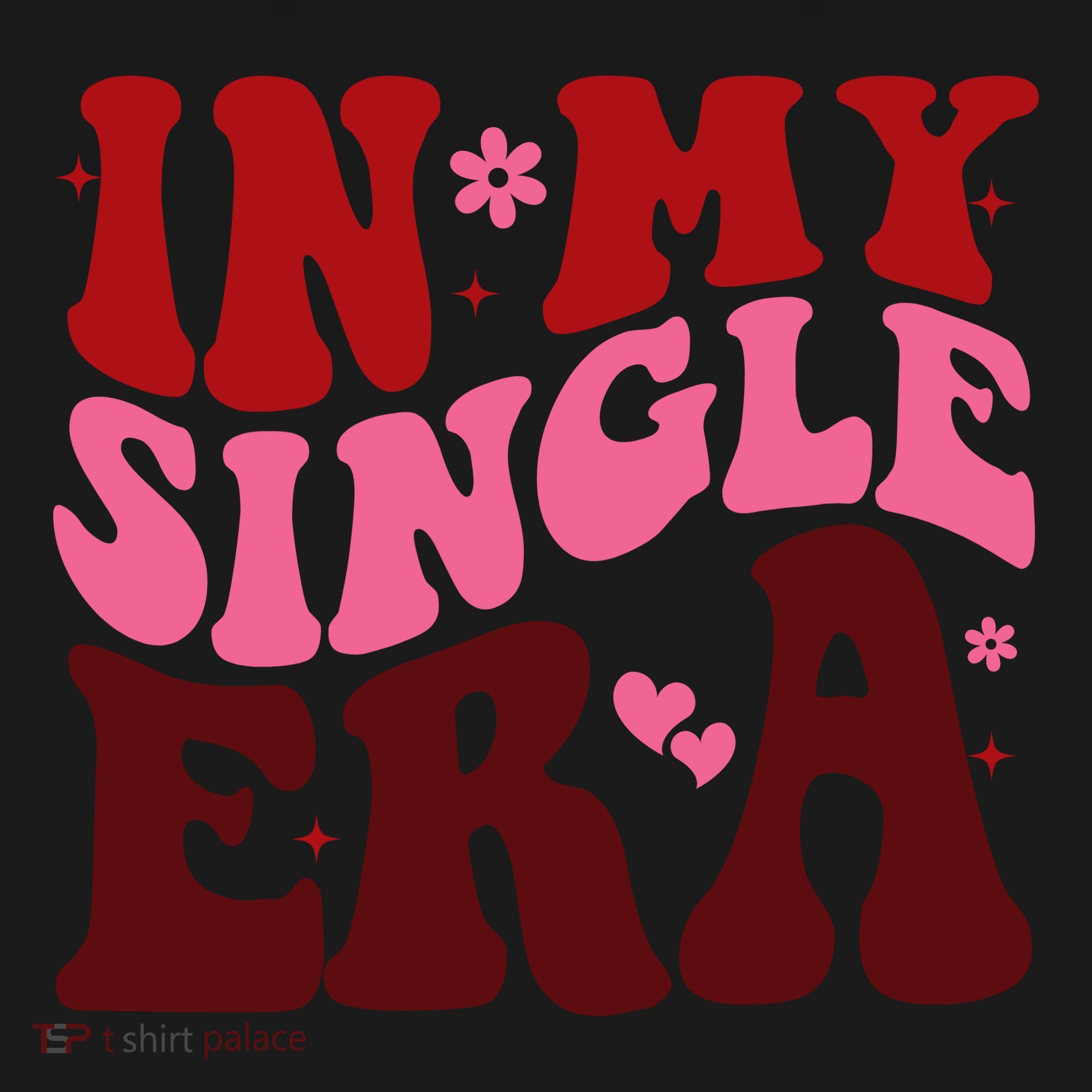In My Single Era Anti Valentine Groovy Coaster