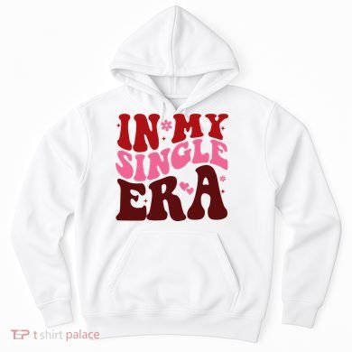 In My Single Era Anti Valentine Groovy Hoodie