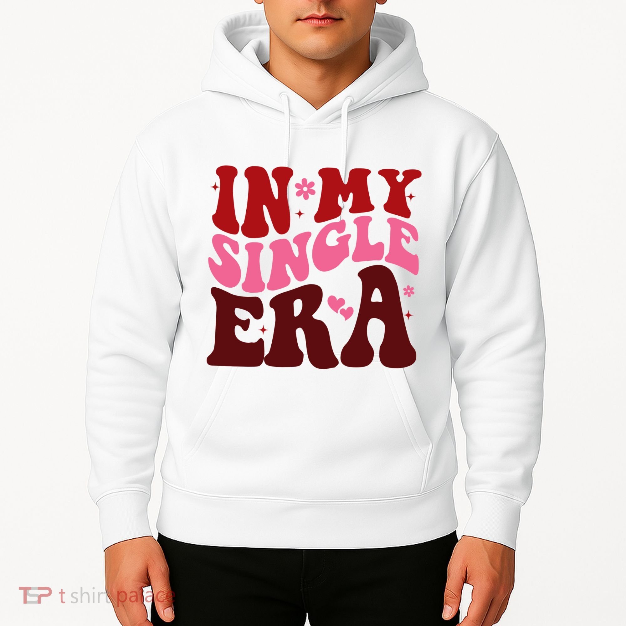 In My Single Era Anti Valentine Groovy Hoodie