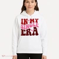 In My Single Era Anti Valentine Groovy Hoodie thumb 5