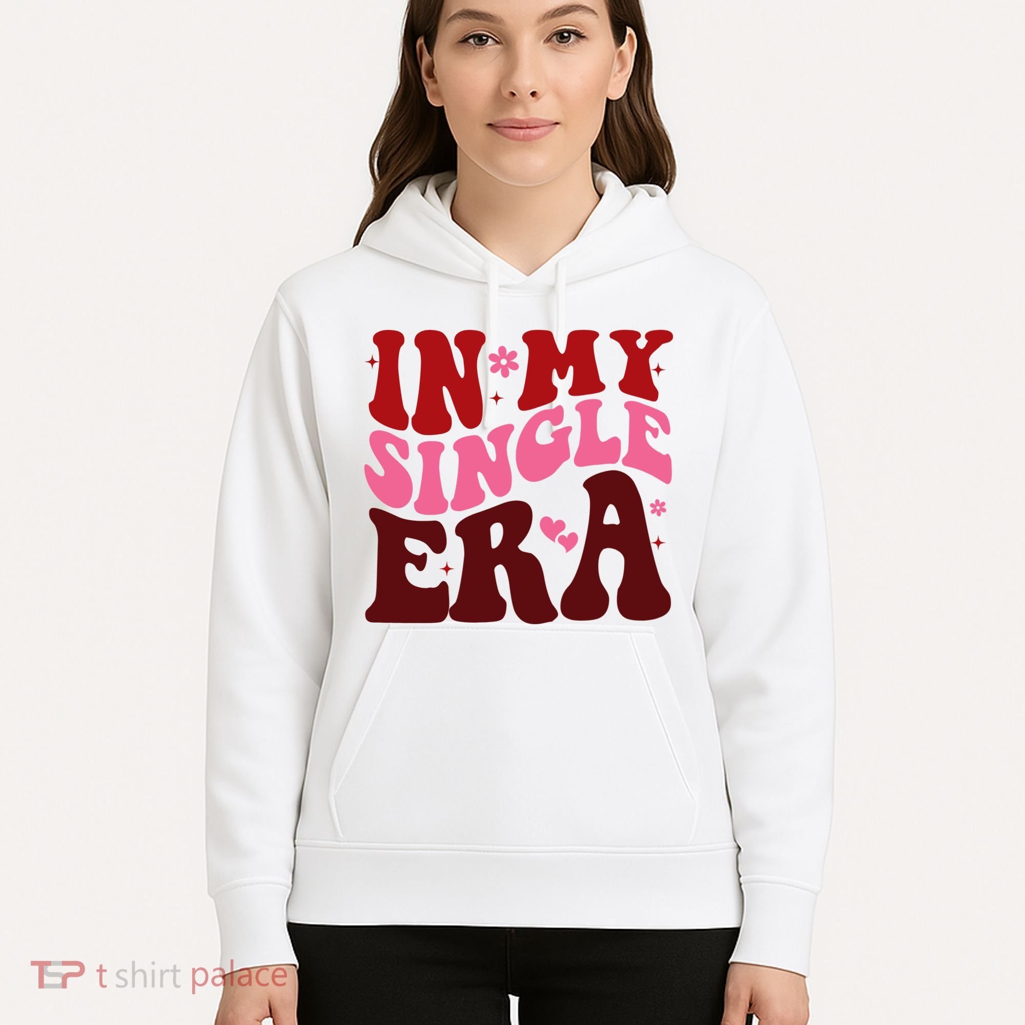 In My Single Era Anti Valentine Groovy Hoodie